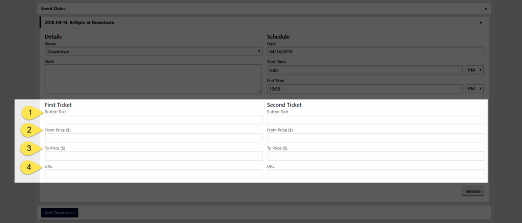 Mastering Event Occurrences – Venture Event Manager Documentation